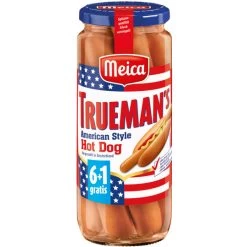 6+1 Trueman's American Style Hot Dog 540G