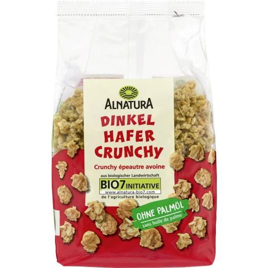 Bio Dinkel Hafer Crunchy 375G 3 Bio Dinkel Hafer Crunchy 375G
