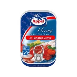 Zarte Heringsfilets In Tomaten-Creme 100G