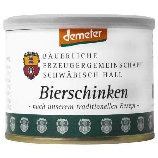 Erzeugergemeinschaft Schwäbisch Hall Demeter Bio-Bierschinken 200G 3 Erzeugergemeinschaft Schwäbisch Hall Demeter Bio-Bierschinken 200G