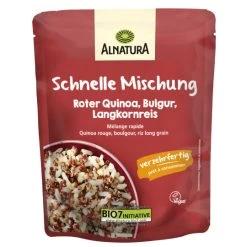 Bio Schnelle Mischung Roter Quinoa,Bulgur, Langkornreis 250G