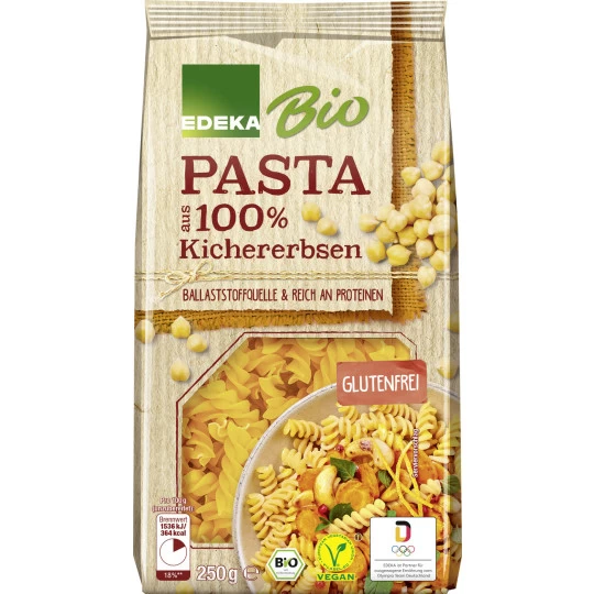 Bio Fusilli Kichererbsen 250G 3 Bio Fusilli Kichererbsen 250G