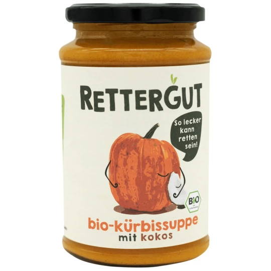 Bio Kürbissuppe Mit Kokos 375ML 3 Bio Kürbissuppe Mit Kokos 375ML