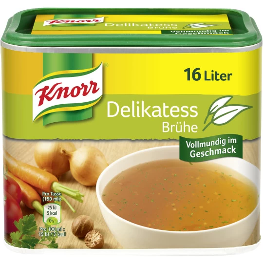 Knorr Delikatess Brühe Für 16L 329G 3 Knorr Delikatess Brühe Für 16L 329G