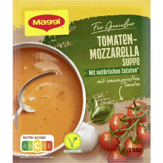Für Genießer Tomaten-Mozzarella Suppe Ergibt 500ML 3 Für Genießer Tomaten-Mozzarella Suppe Ergibt 500ML
