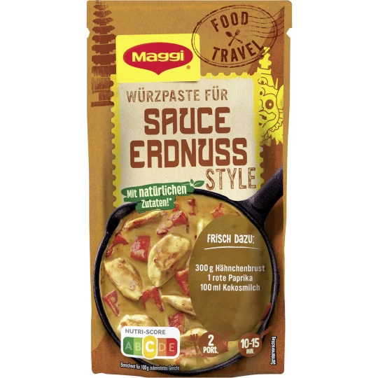 Food Travel Sauce Erdnuss Style 65G 3 Food Travel Sauce Erdnuss Style 65G
