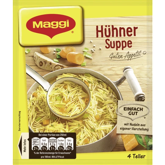 Guten Appetit! Hühner Suppe Ergibt 1L 3 Guten Appetit! Hühner Suppe Ergibt 1L