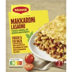 Idee Für Makkaroni Lasagne 40G